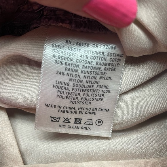 FEATHER Bone by Anthropologie Light Grey Lace Illusion Wide Leg Dress Pant, Med - Picture 5 of 9